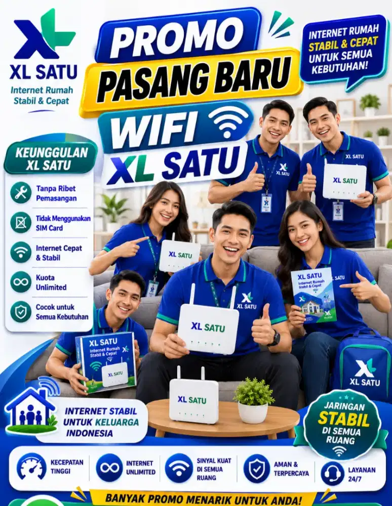 Info dan pendaftaran wifi Xl Satu