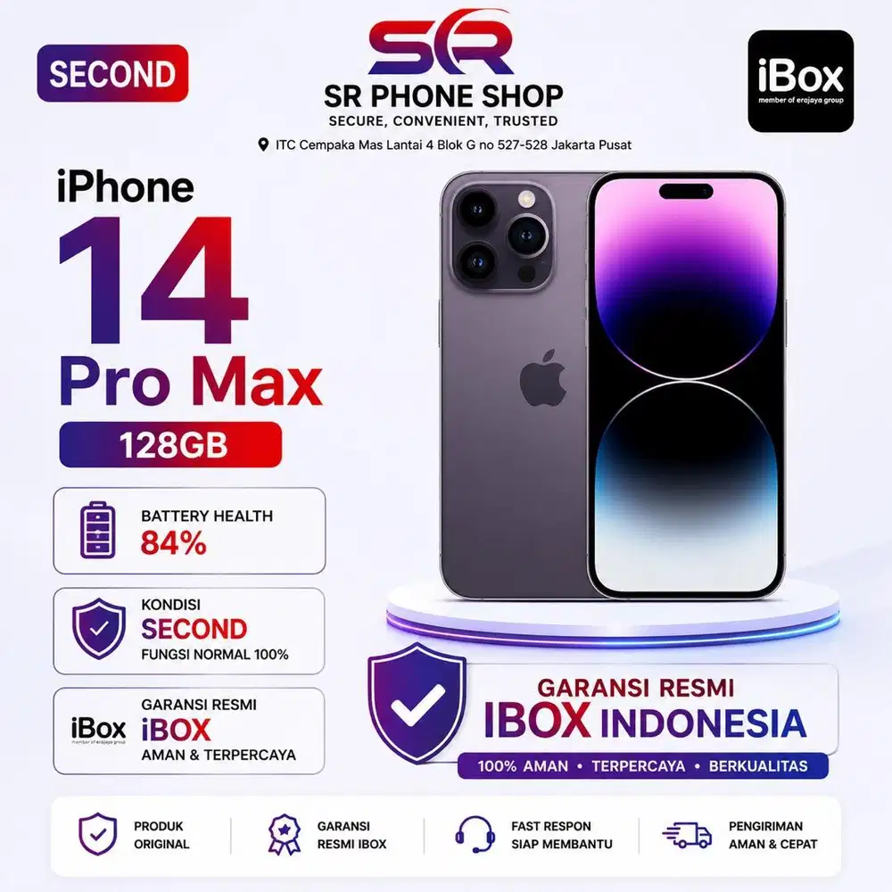 Iphone 14 promax 128GB Ibox