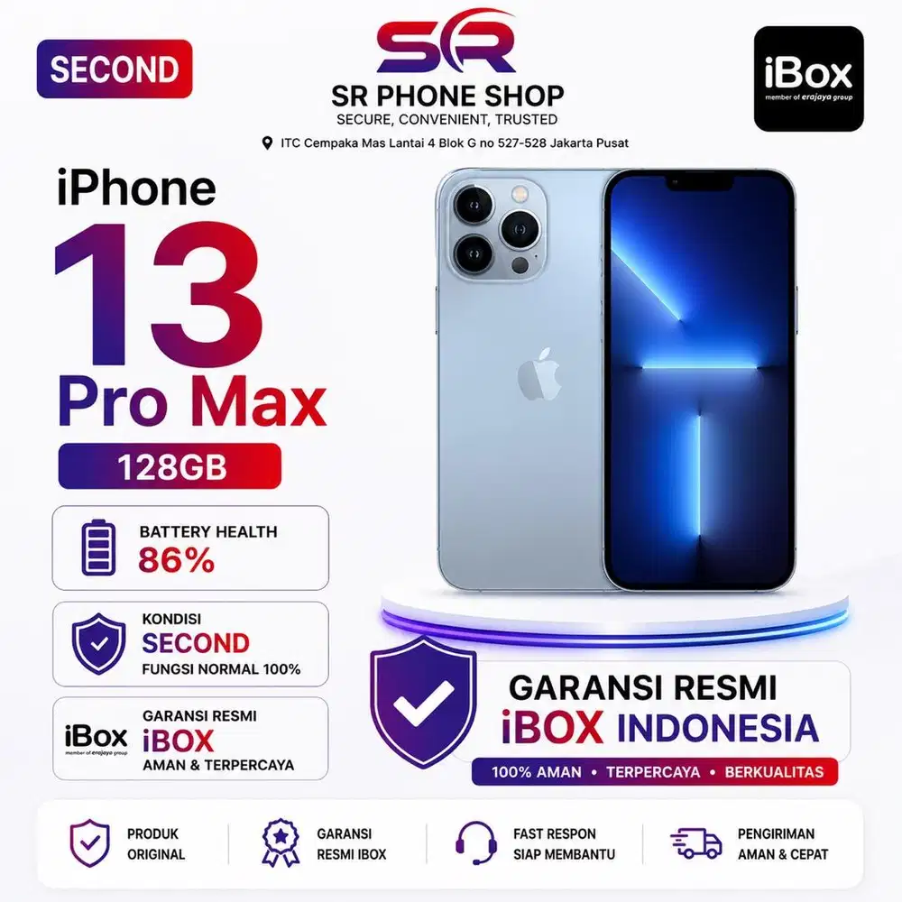 Iphone 13 promax 128 ibox