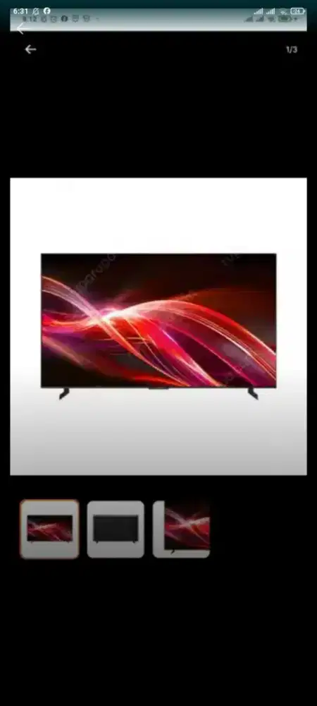 TV SHARP 75 INCH 4K