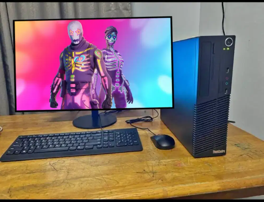 PC GAMING FULSET + LCD + RAM 8 GB + VGA 1 GB + HD 500 GB + GAMES APP