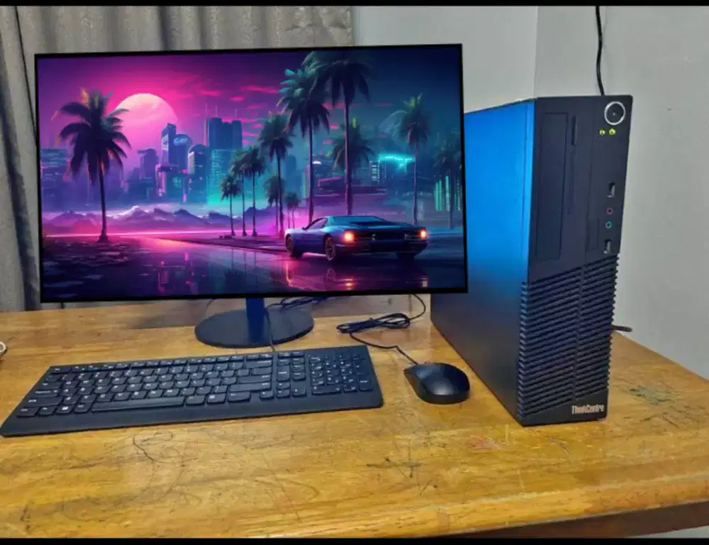 PC GAMING FULSET + LCD + RAM 8 GB + VGA 1 GB + HD 500 GB + GAMES APP