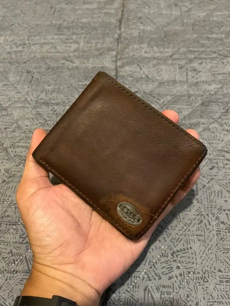 Dompet kulit fossil vintage original