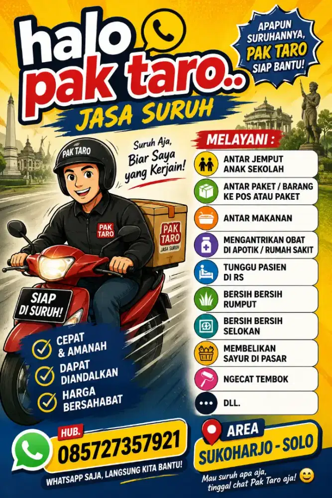 Jasa suruh 24 jam