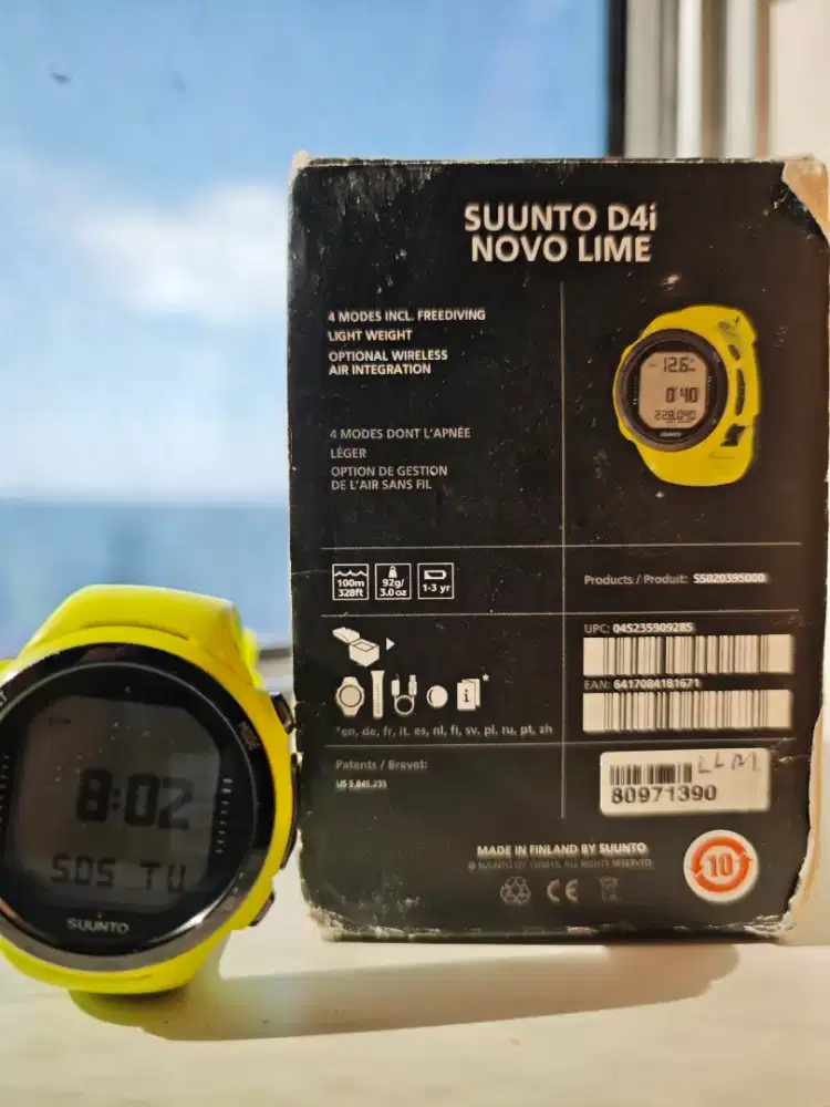 Suunto D4i Novo lime