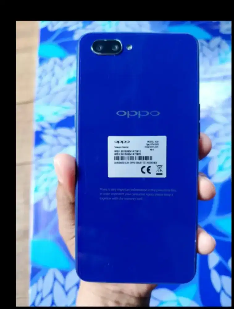 Jual hp baru murah Oppo a3s ram 6/128 layar 6,2 inch fulset