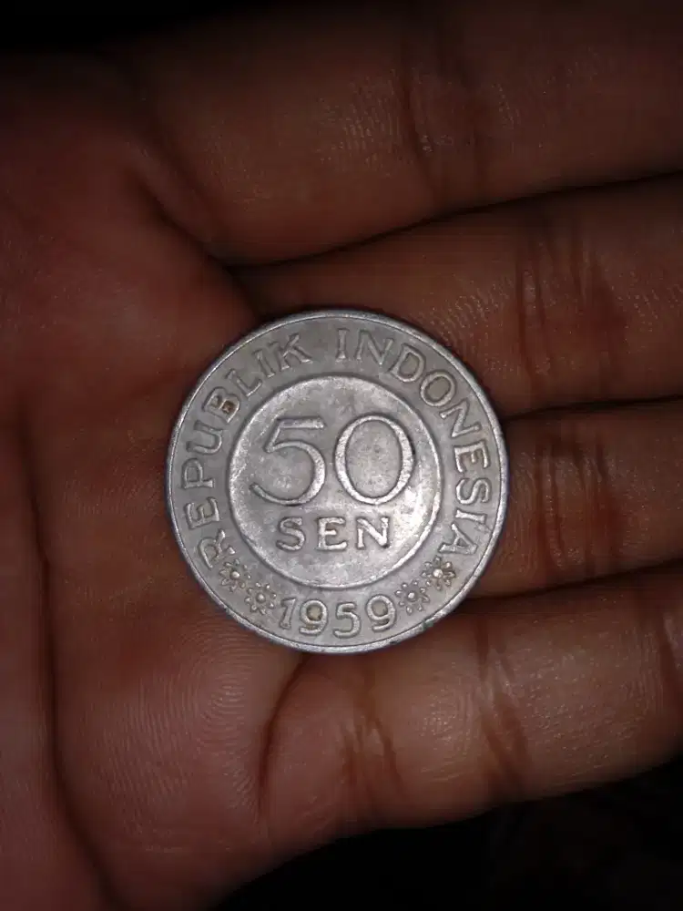 Uang koin kuno 50 sen 1959
