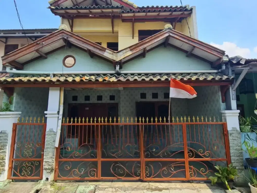 Rumah dijual Murah 2 lantai, Perumnas 3, Aren Jaya Bekasi dekat RS Siloam