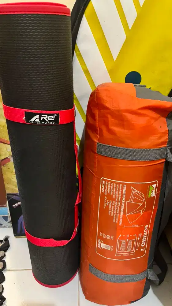 Tenda Borneo 2 Orange + Matras