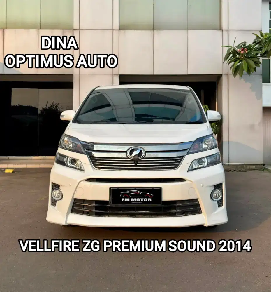 Toyota Vellfire ZG Premium Sound 2014 AT 2.4, Low Km, Pajak MAY 2027