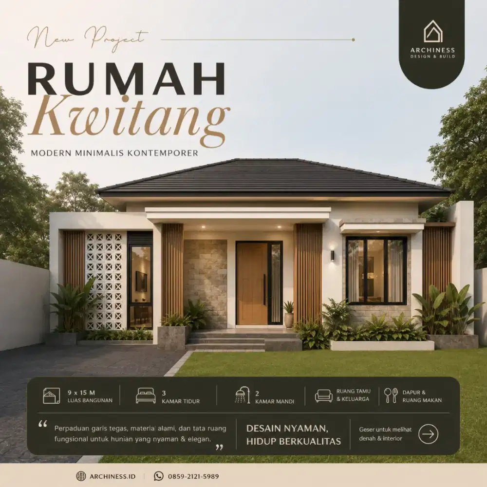 JASA KONTRAKTOR DAN DESAIN ARSITEKTUR + INTERIOR PROFESIONAL
