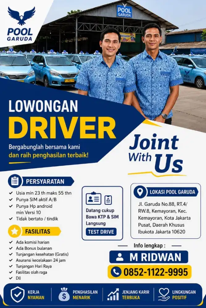 Lowongan Driver Bluebird Group