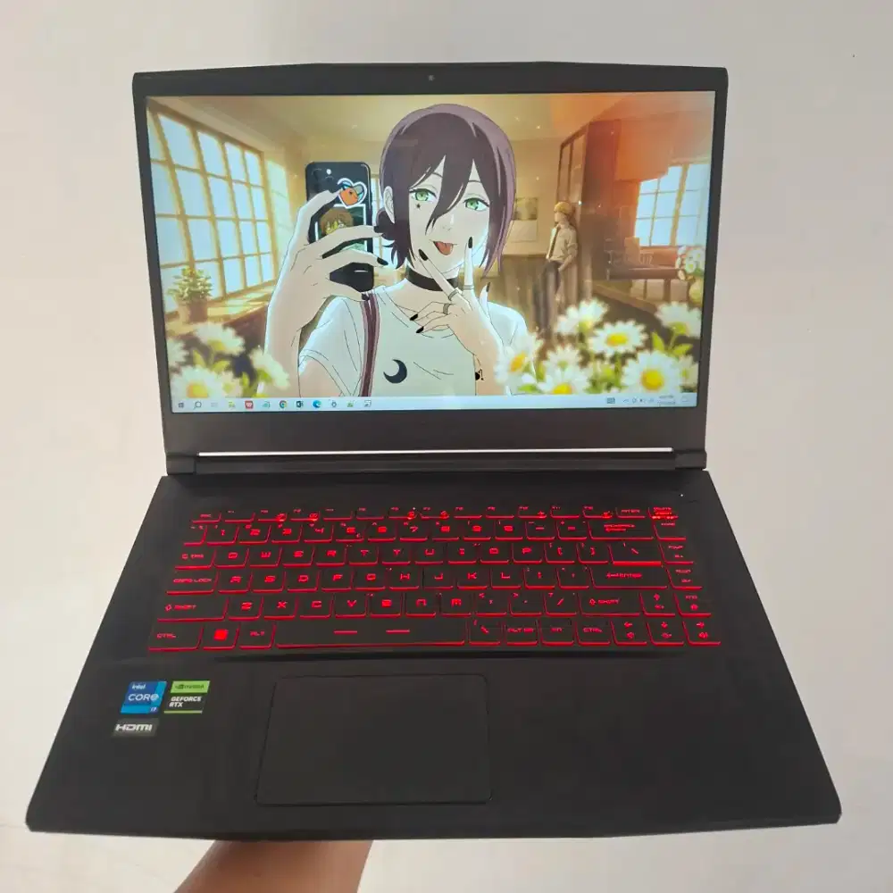 Laptop MSI GF63 12uc RTX3050 4gb core i7-12650H