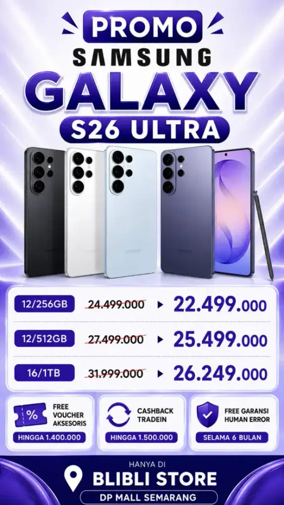 Samsung Galaxy S26 Ultra Promo Cicilan Tanpa DP