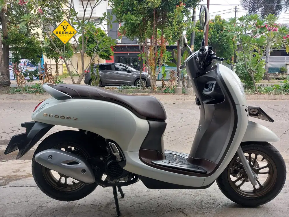 (DP 900 Rb)‼️ Honda Scoopy Prestige Keyless Putih Mulus 2024