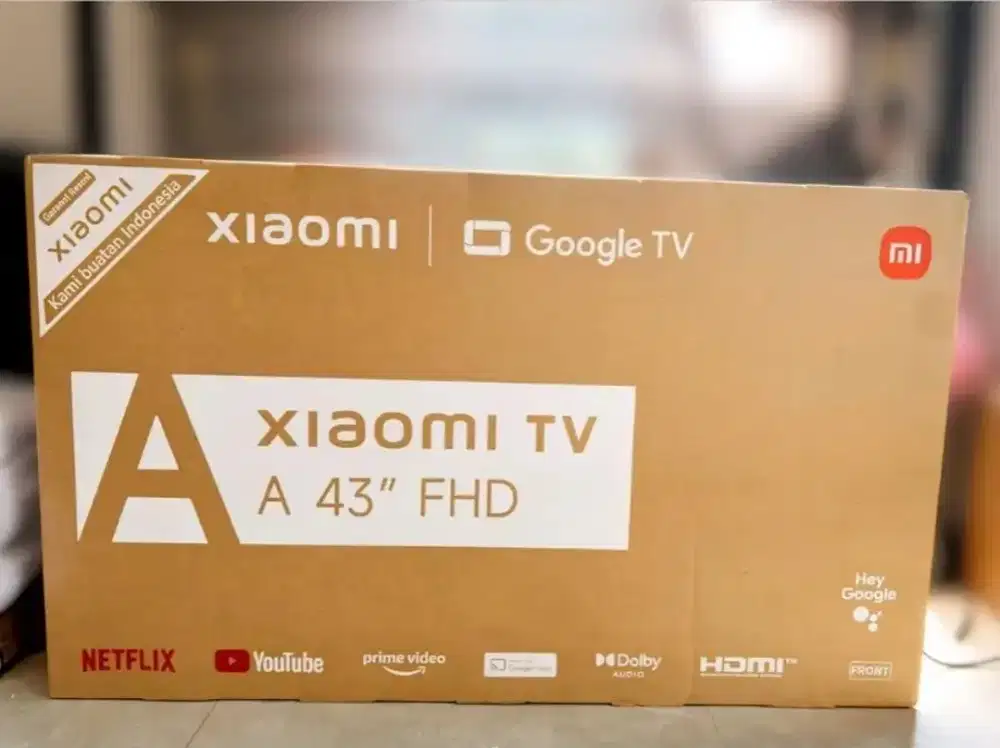 Tv xiaomi 43 google tv baru FHD youtube netflix