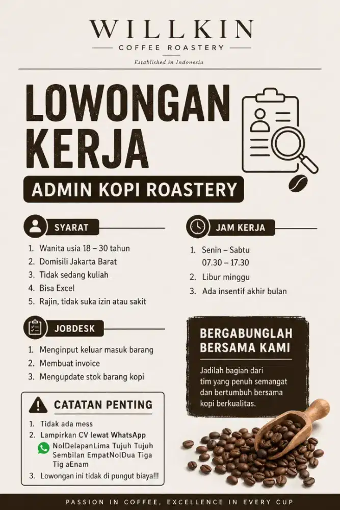 Admin Coffee Roastery