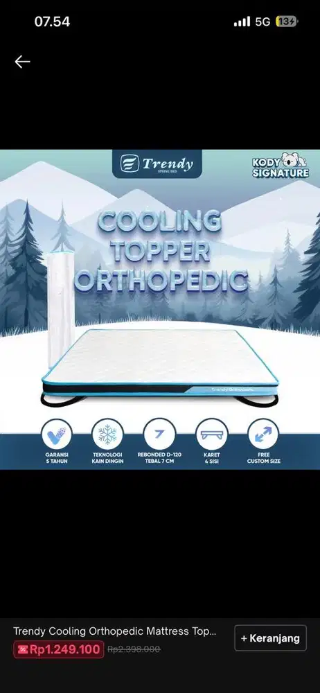 Orthopedic Matras Toppers