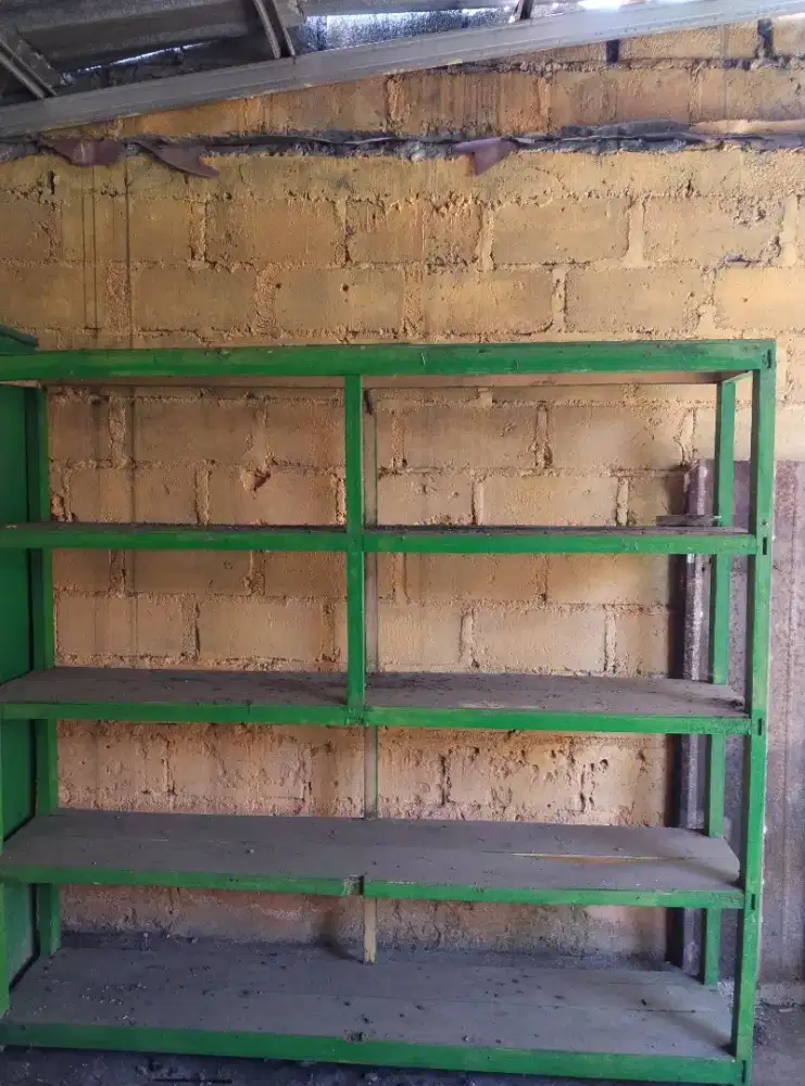 Rak Kayu 5 Tingkat Kokoh untuk Warung/Gudang - Cuma 250K!