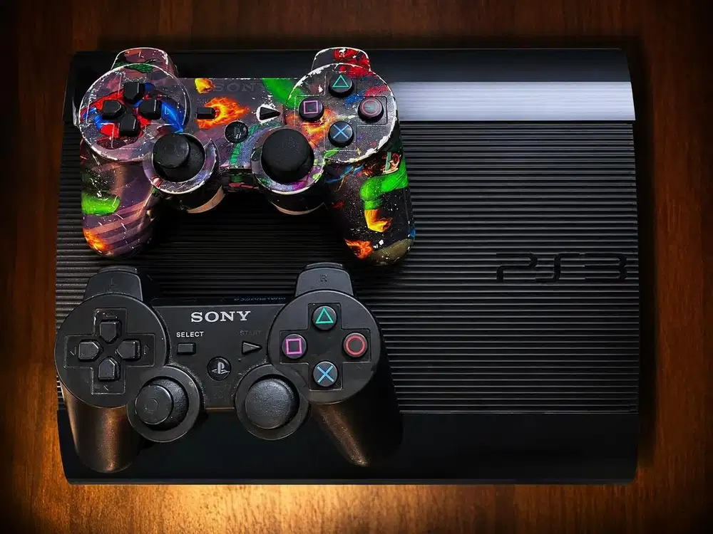 DIJUAL PLAYSTATION 3 (PS 3) SUPERSLIM 500gb + 2 STIK