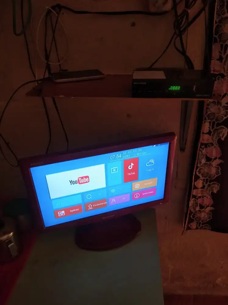 TV 19 SHARP MALAYSIA+STB ANDROID