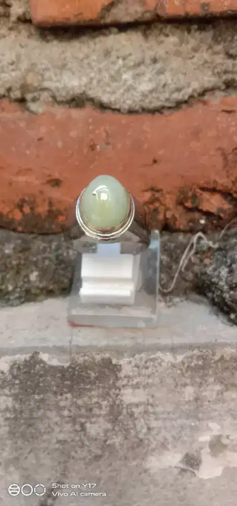 Natural green sapphire