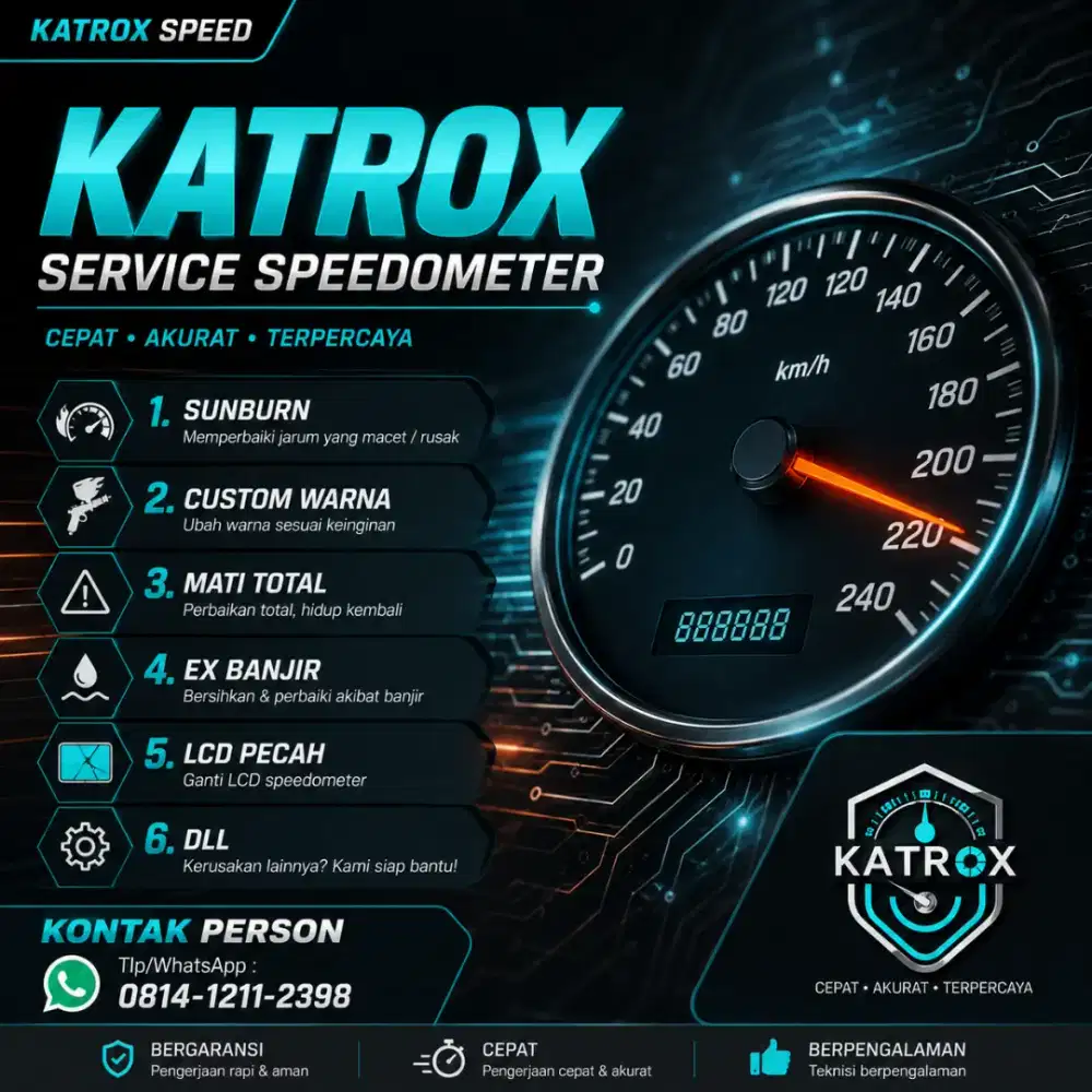 Service dan custome warna speedometer motor