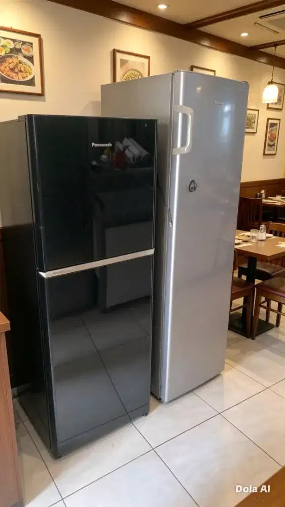 kulkas 2 pintu PANASONIC