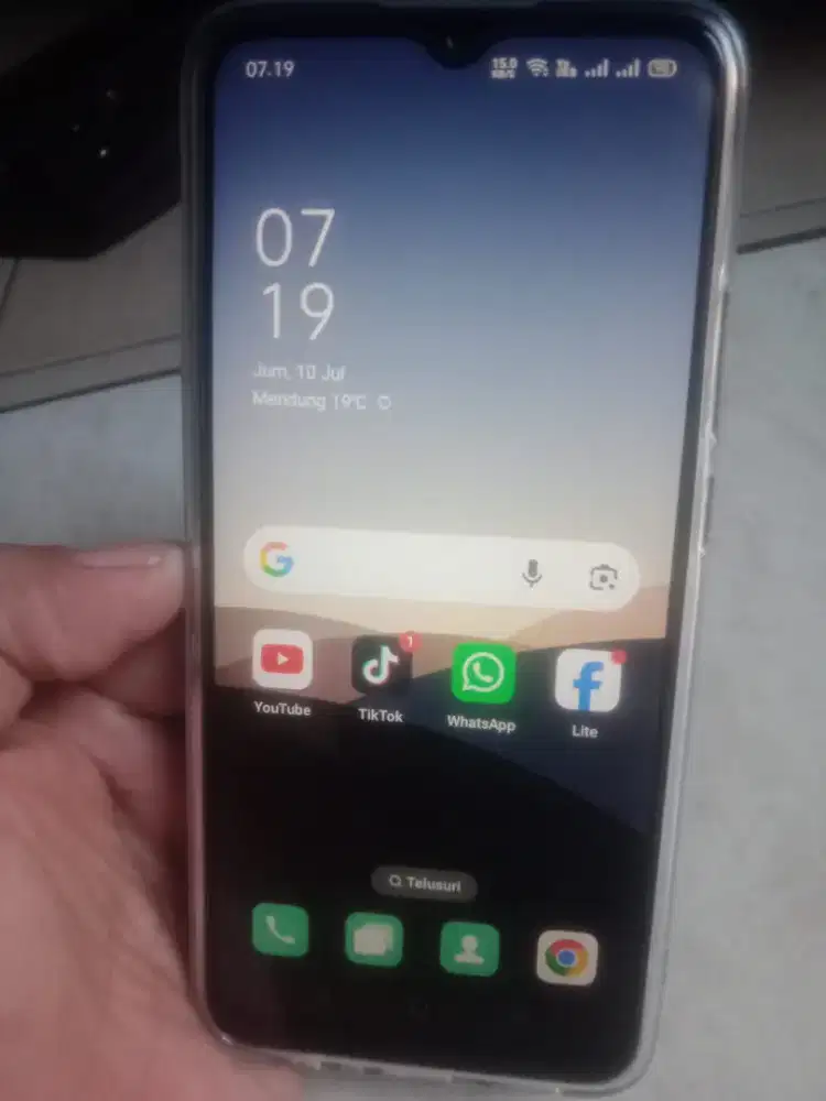 oppo A15 ram 4/64 normal mulus tinggal pake aja masih bawaan 750k