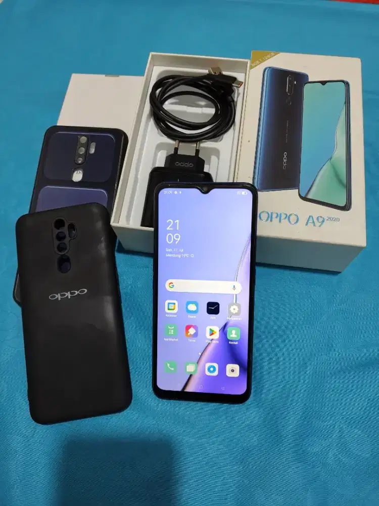 Jual Oppo A9 2020 ram 8/128 mulus no minus siap pakai