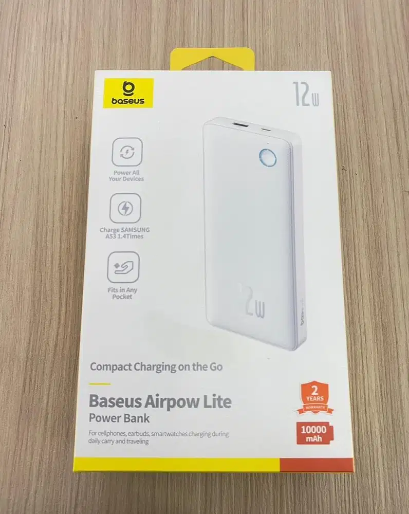 powerbank baseus airpow lite