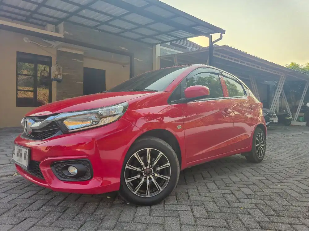 Honda Brio Satya E AT 2019 Merah - Interior Full Upgrade, Terawat Siap