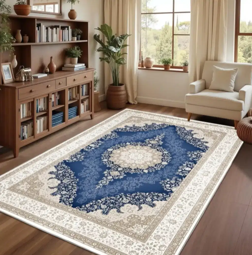 karpet Velvet motif turki