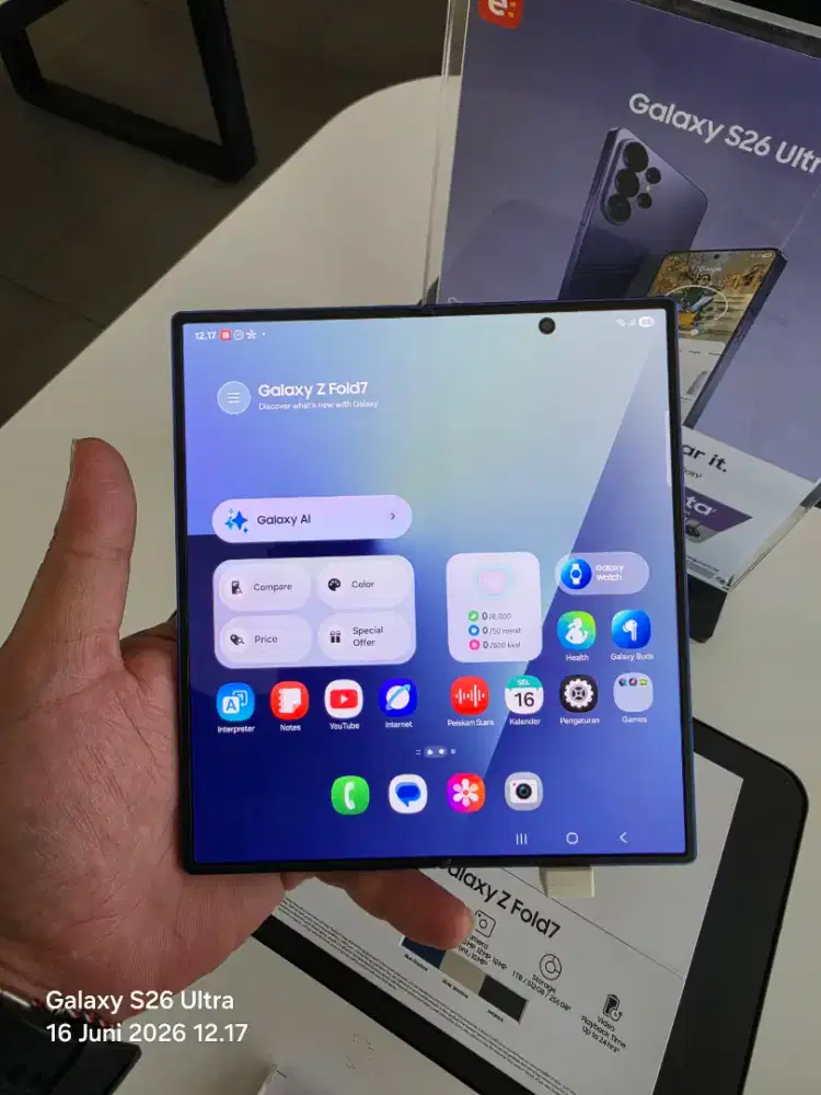 SAMSUNG ZFOLD 7 CICILAN MURAH BUNGA RINGAN