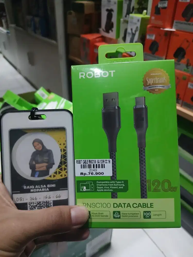 ROBOT CABLE RNSC100 6A 120W CC 1M