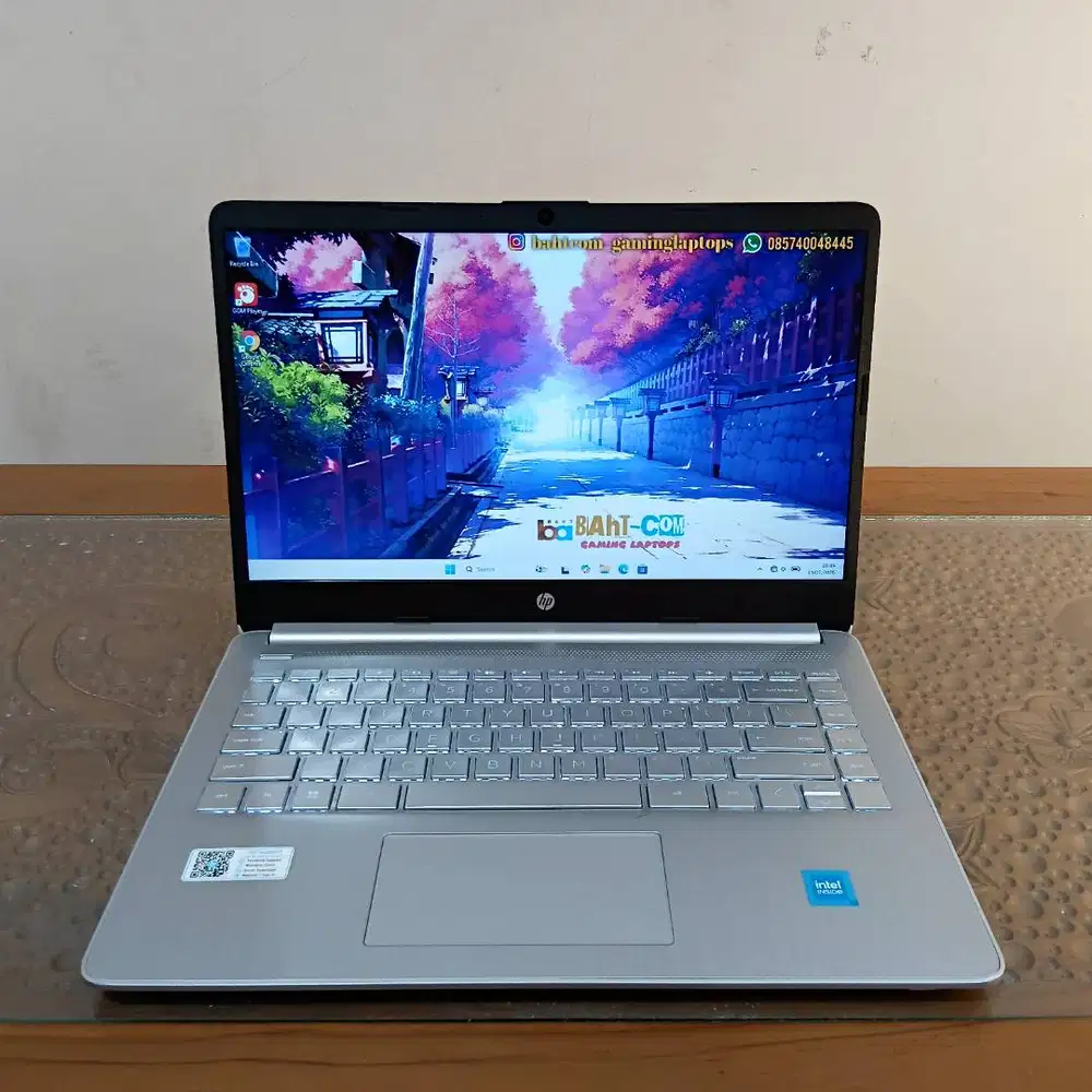 HP 14s INTEL N4500 RAM 8GB SSD 512GB BACKLIT MULUS