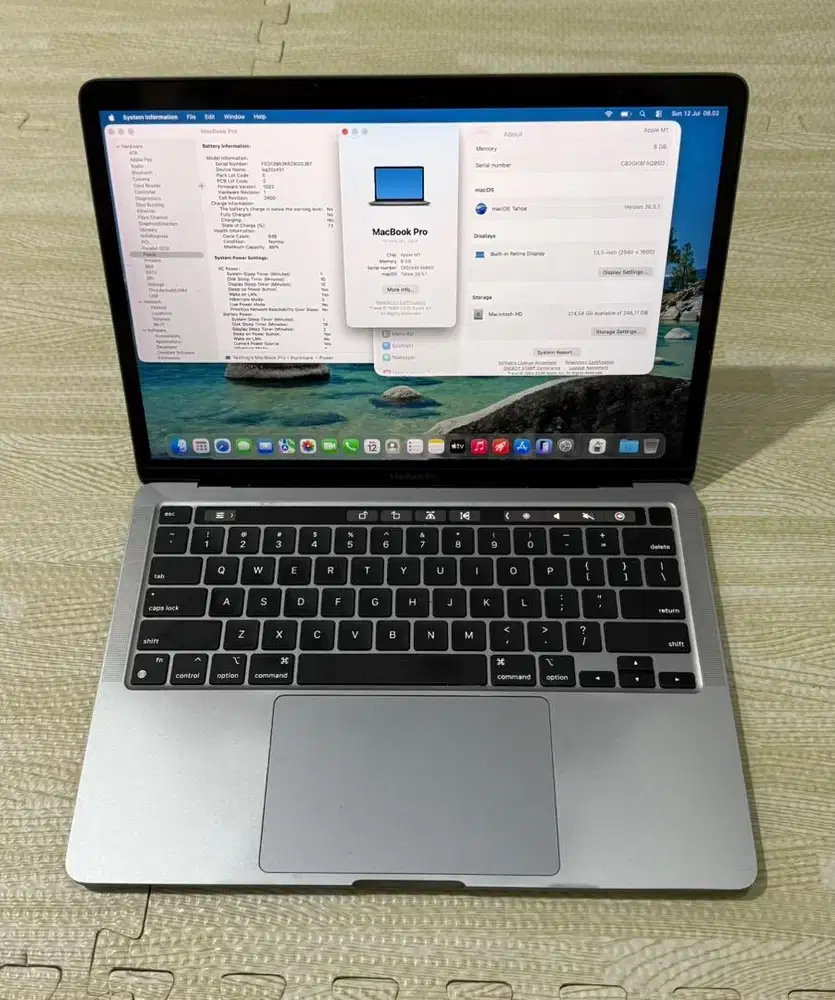 Macbook Pro M1 8/256 Touchbar