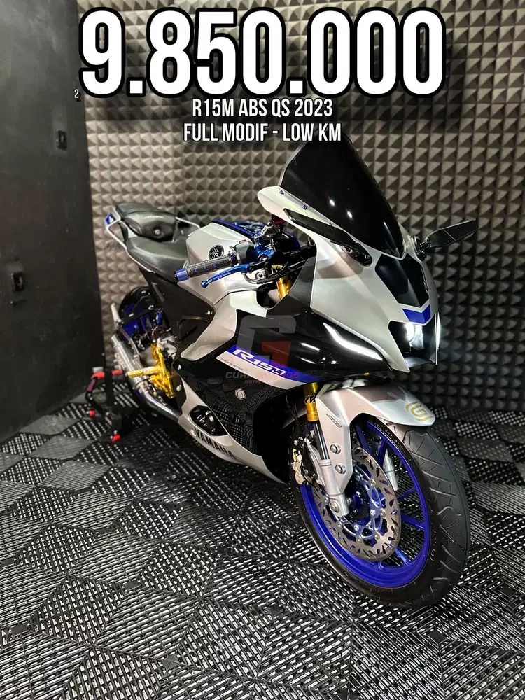 R15M OR R 15 M ABS QS 2023 FULL MODIF LOW KM RAWATAN SUPERB UNIT BRO