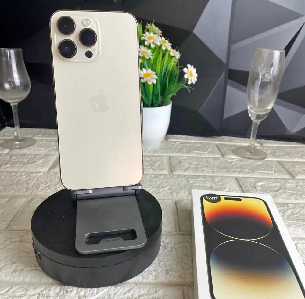 iPhone 14 Pro Max 128GB Garansi Resmi iBox Battery 87% Gold