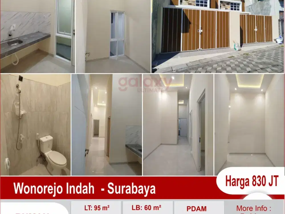 Rumah Baru Di Wonorejo Indah Surabaya