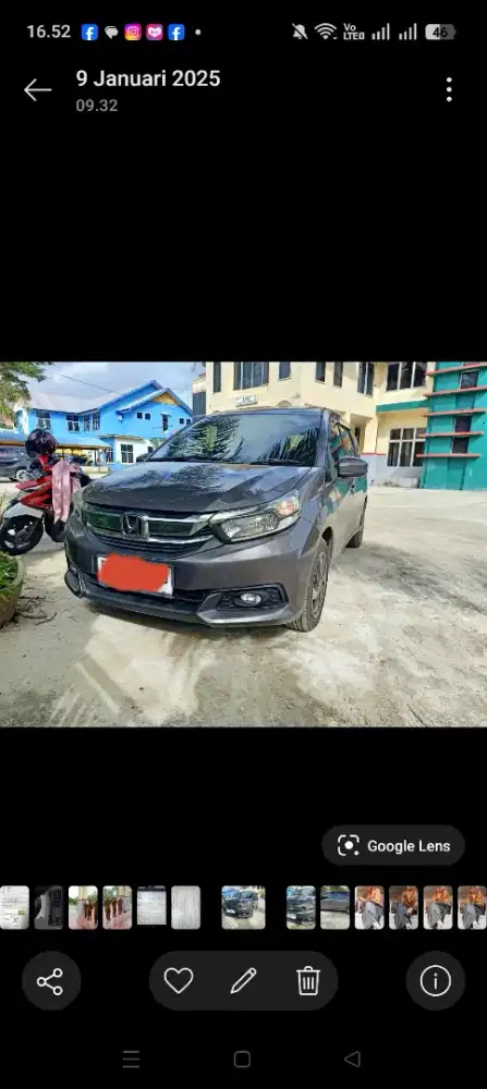 Mobilio 2017 warna abu abu