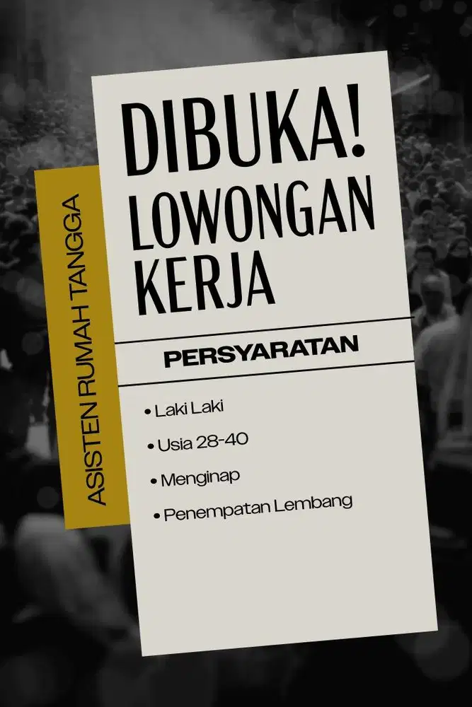 Lowongan ART Lembang