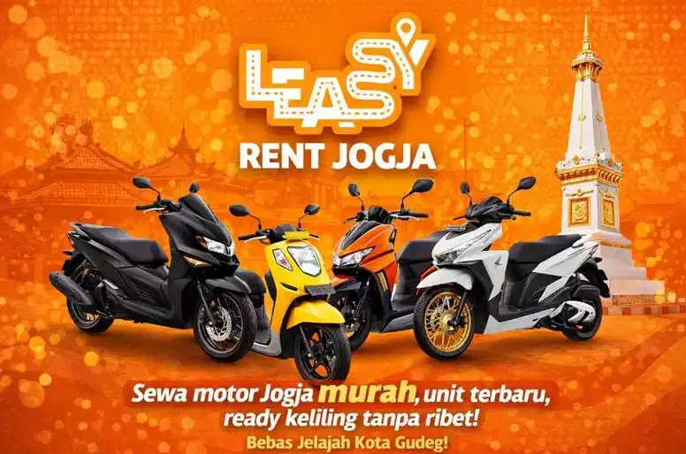 Sewa Motor Jogja Harian dan Bulanan dengan Harga Terbaik