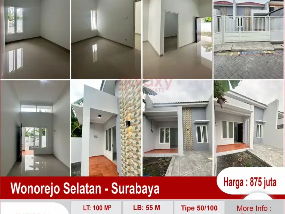 Rumah Baru Daerah Wonorejo Selatan Surabaya