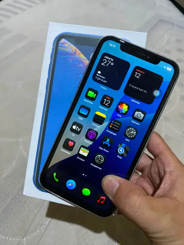 IPHONE XR 64GB REGIST KEMENPERIN FULLSET