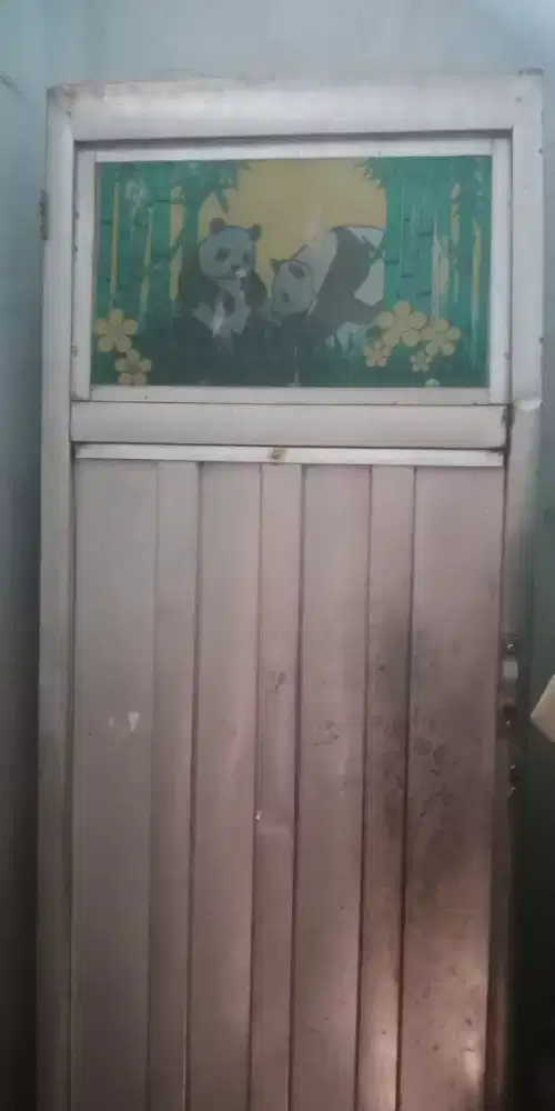 Jual murah pintu kamar mandi bahan kaleng