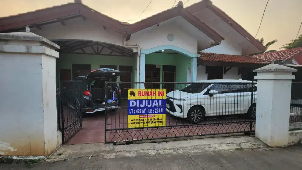 Dijual rumah harga tanah