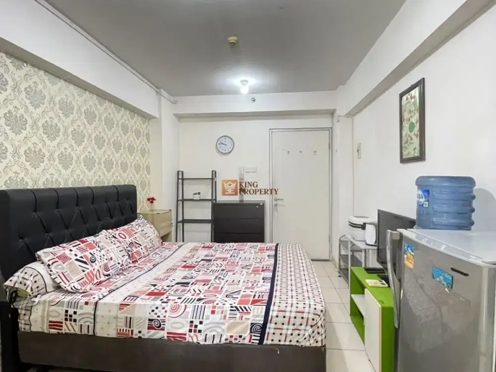 Disewa Studio Green Bay Pluit – Modern Cozy Design, Akses Langsung Baywalk Mall, View Pool Tower Favorit