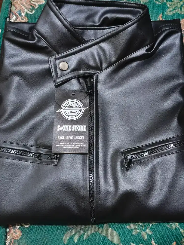 JAKET SEMI KULIT PRIA MADE IN GARUT