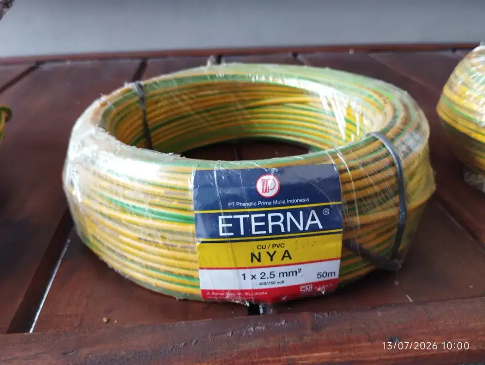 Dijual kabel eterna 1x2.5 50meter